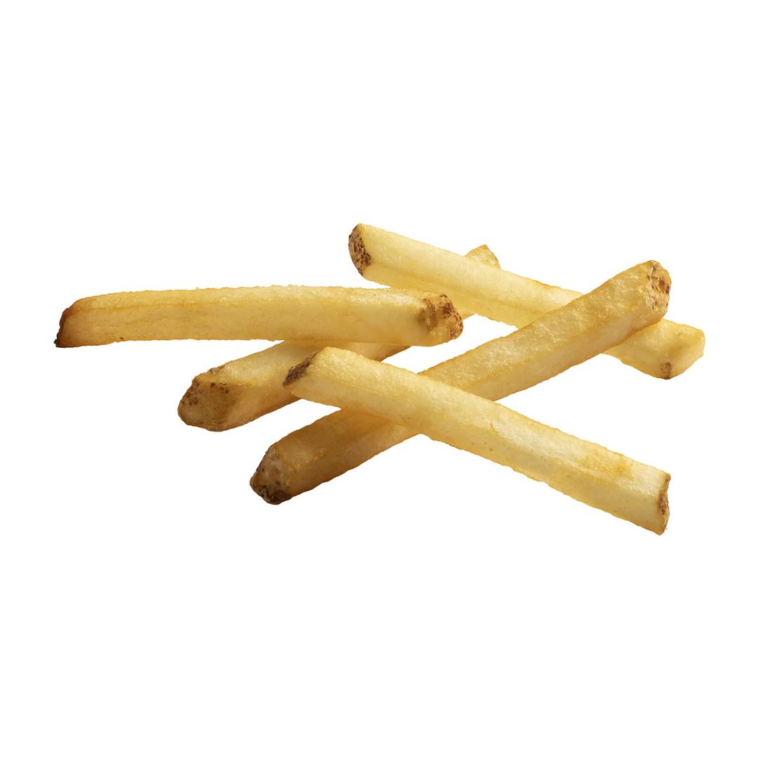 Clear Coated Straight Cut Fries, Skin On